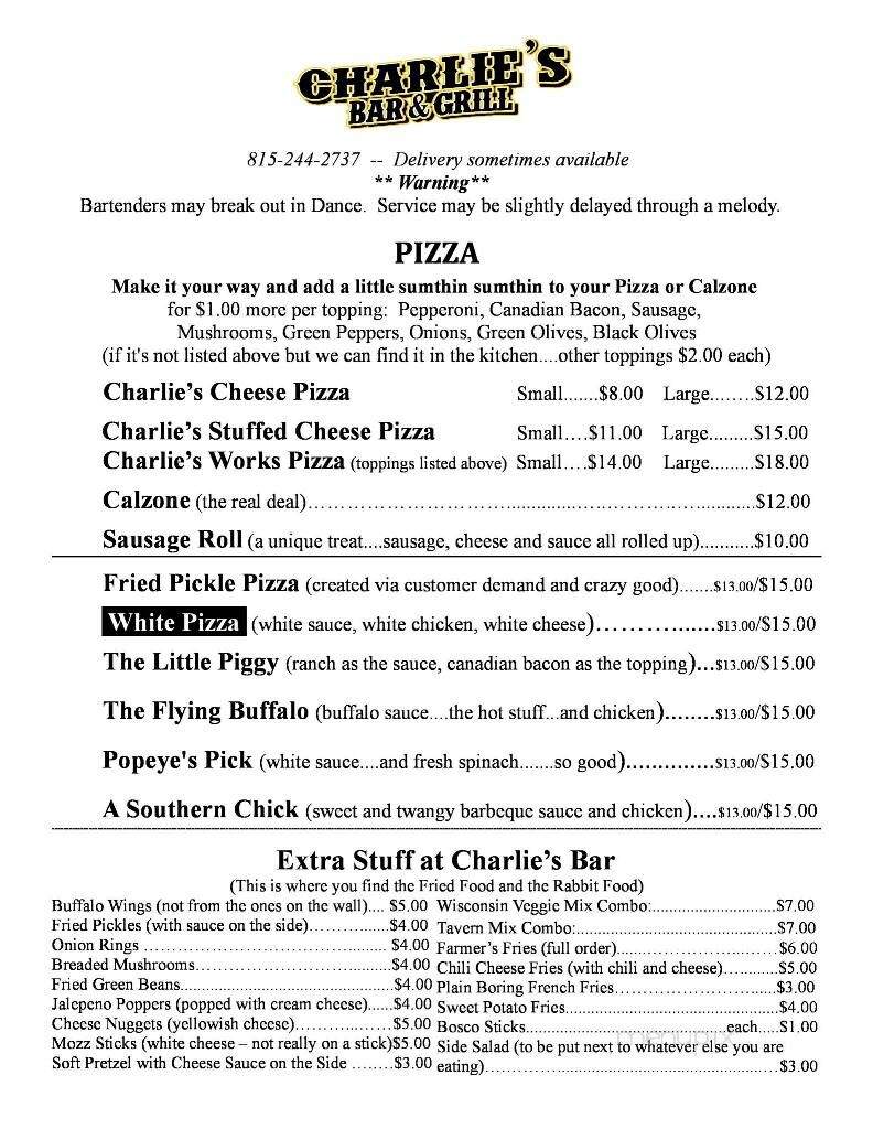 The Crooked Roof - Lanark, IL menu_pic