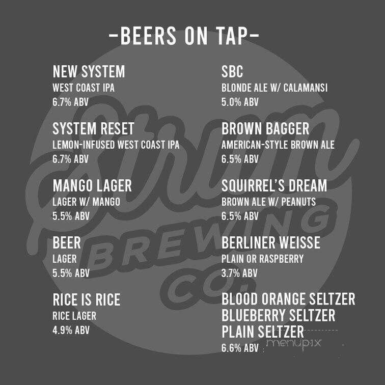 Strum Brewing Co. - Ontario, CA menu_pic