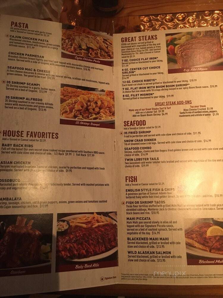 Miller's Ale House - Sterling, VA menu_pic