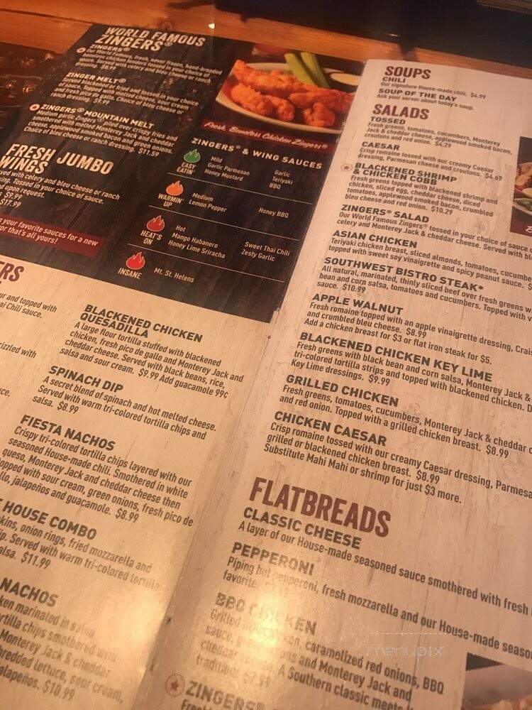 Miller's Ale House - Sterling, VA menu_pic