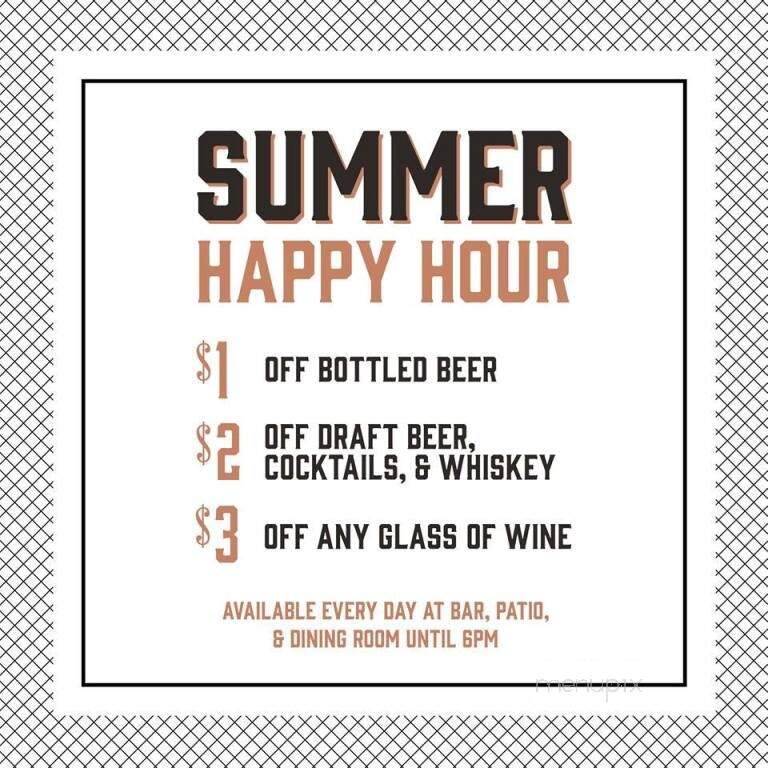 The Oak Stave Drinkery & Eatery - East Amherst, NY menu_pic