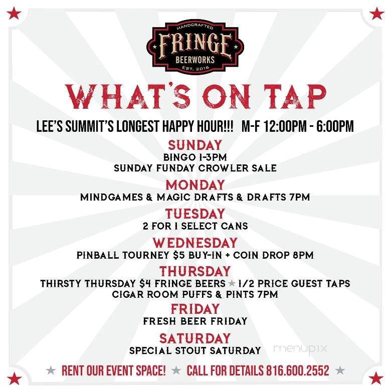 Fringe Beerworks - Lee's Summit, MO