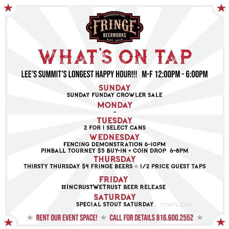 Fringe Beerworks - Lee's Summit, MO