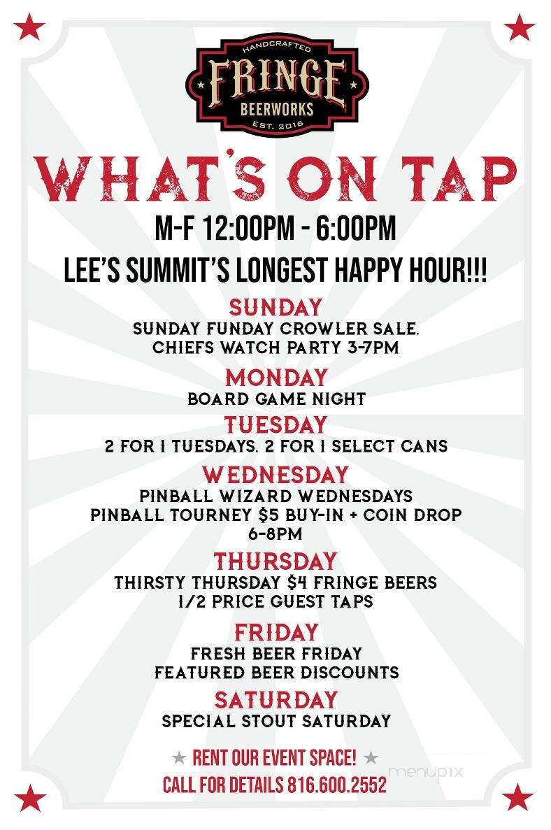 Fringe Beerworks - Lee's Summit, MO