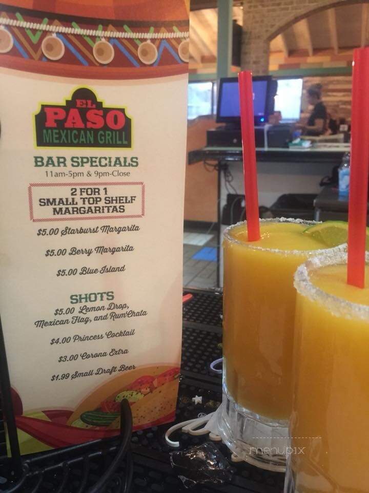 El Paso Mexican Grill - Marrero, LA menu_pic