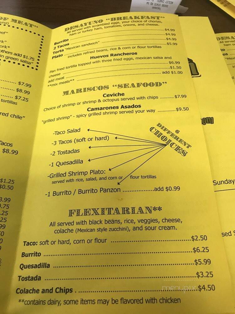 TacoSon - Wesley Chapel, FL menu_pic