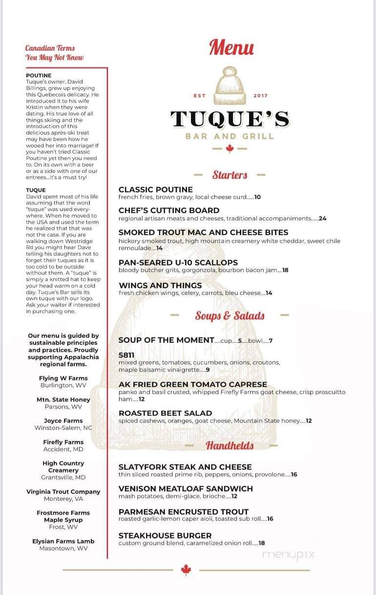 Tuque's Bar and Grill - Snowshoe, WV