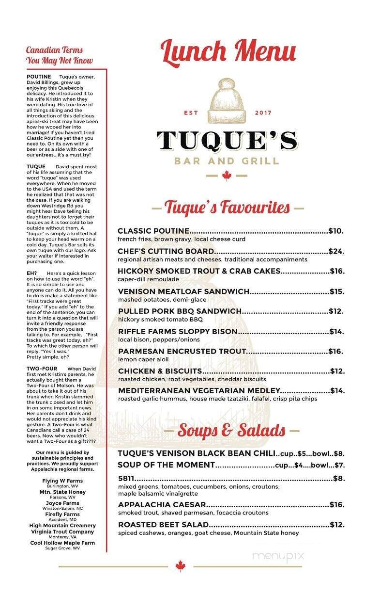 Tuque's Bar and Grill - Snowshoe, WV