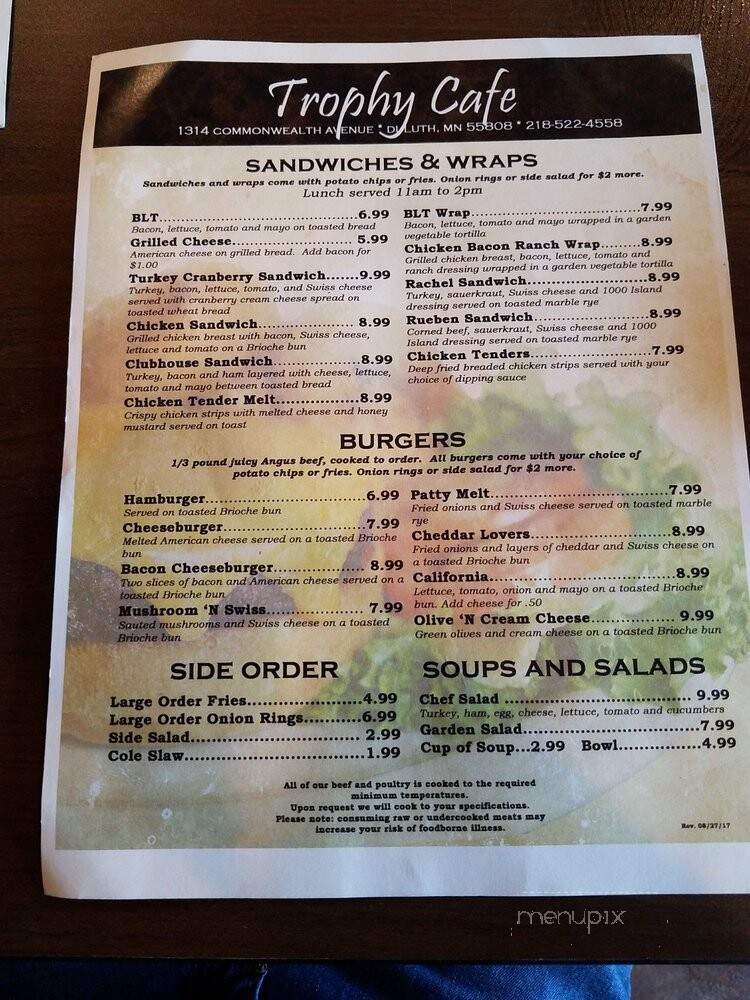 Trophy Cafe - Duluth, MN