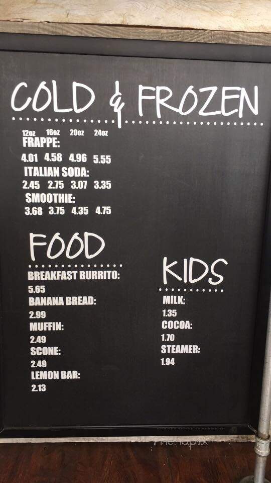 Mountain Timber Coffee - Meridian, ID menu_pic