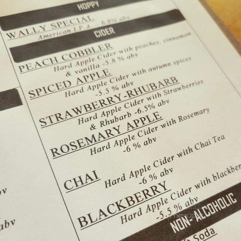 Dialectic Brewing - Mandan, ND menu_pic