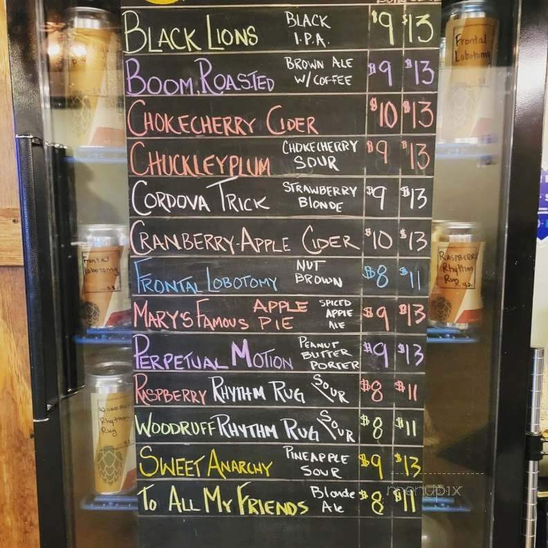 Dialectic Brewing - Mandan, ND menu_pic