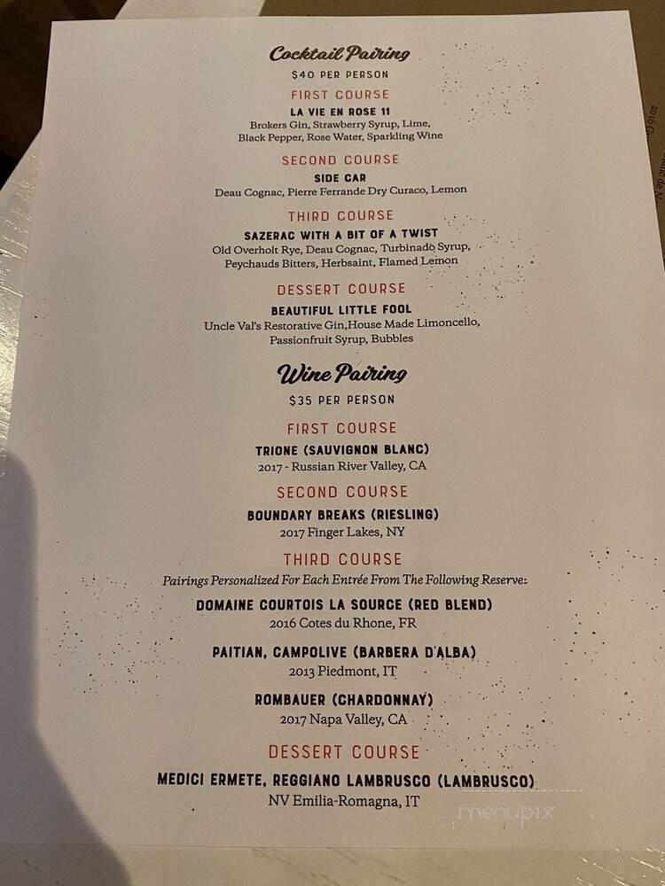 The Chocolate Pig - St. Louis, MO menu_pic