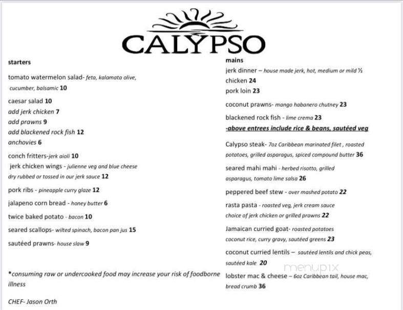 Calypso Edmonds - Edmonds, WA menu_pic