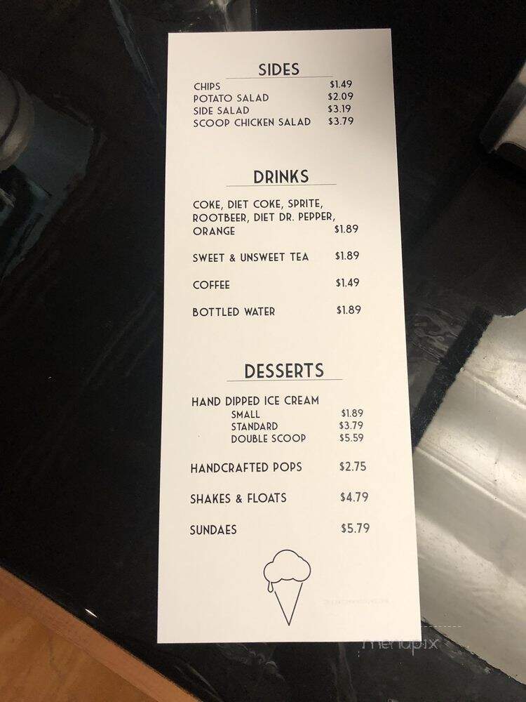 Stix and Cones - Dothan, AL menu_pic
