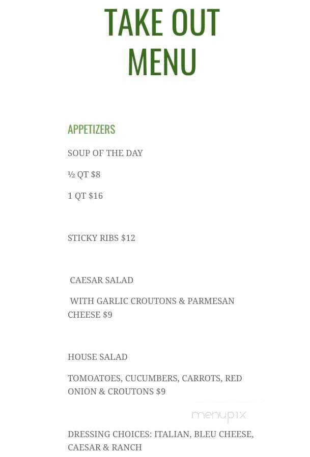 Fin and Fern - Stonington, ME menu_pic