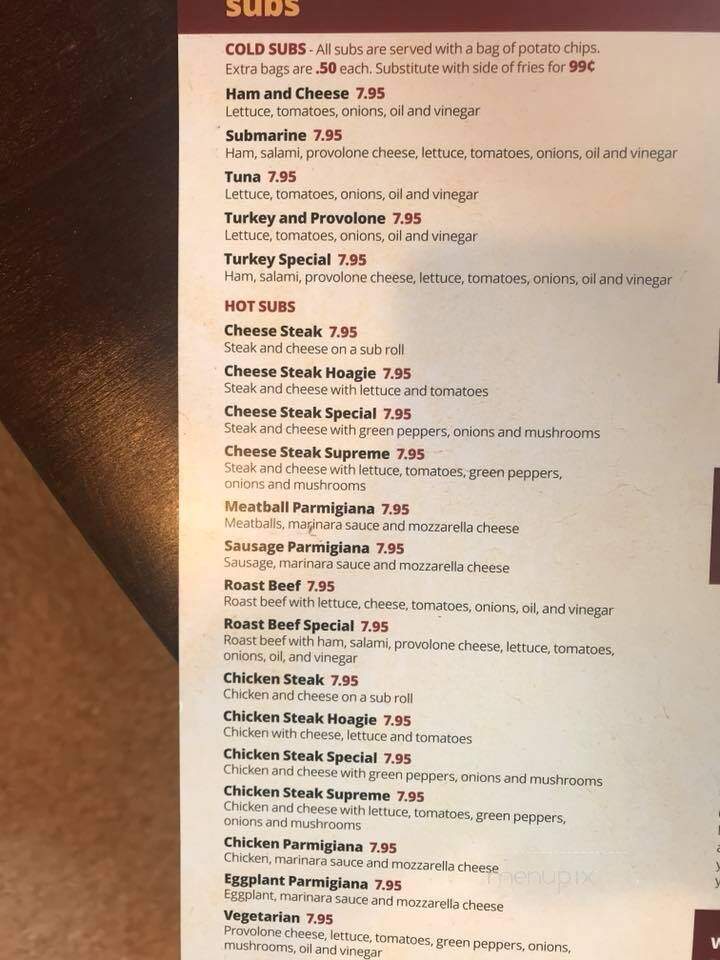 Little Italy Pizza and Italian Restaurant - Dobson, NC menu_pic