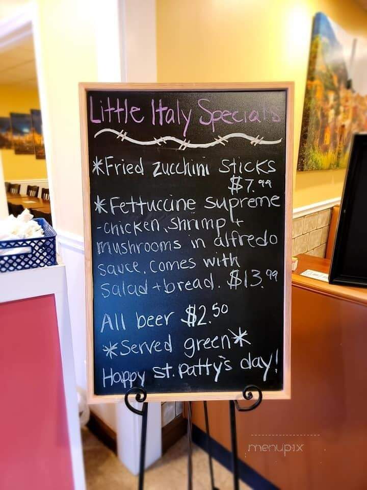Little Italy Pizza and Italian Restaurant - Dobson, NC menu_pic