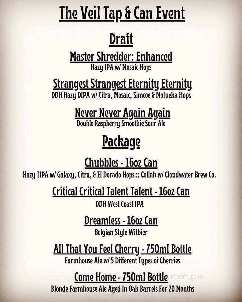 The Whale - Greenville, SC menu_pic