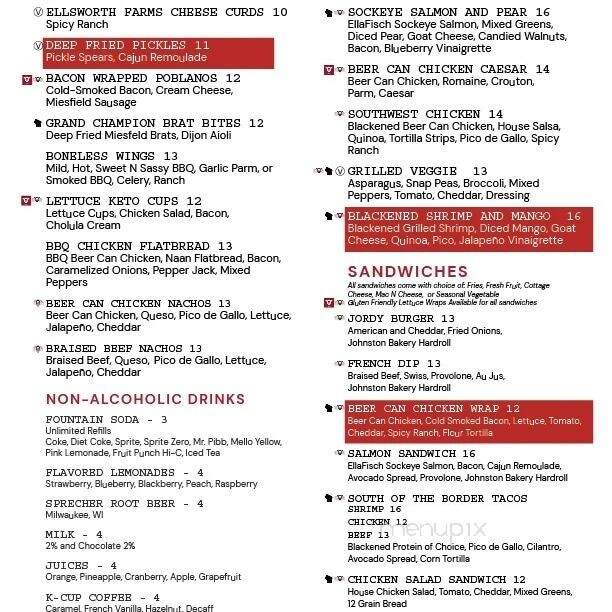 Gabe's Wisconsin Kitchen and Tavern - Oshkosh, WI menu_pic