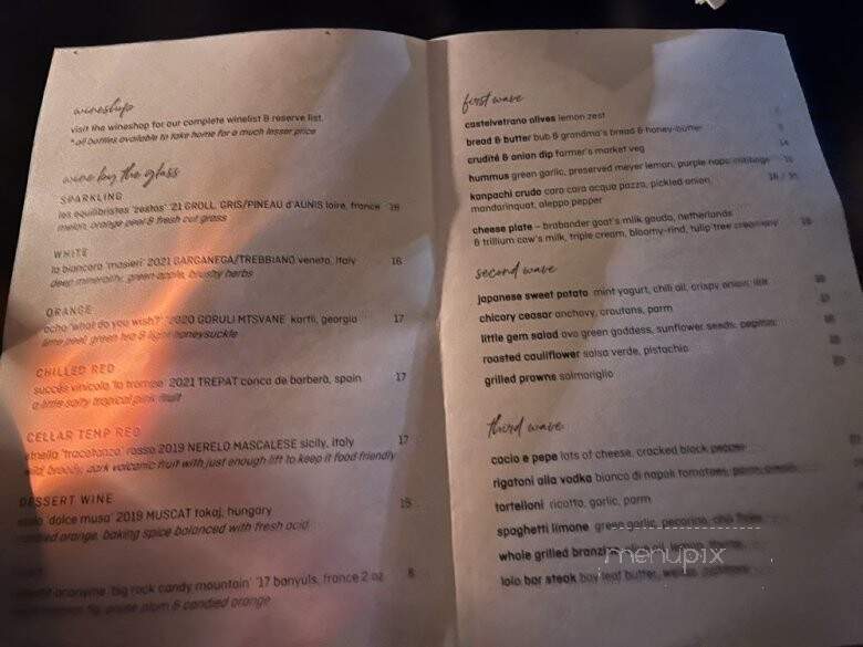 Lolo - Los Angeles, CA menu_pic