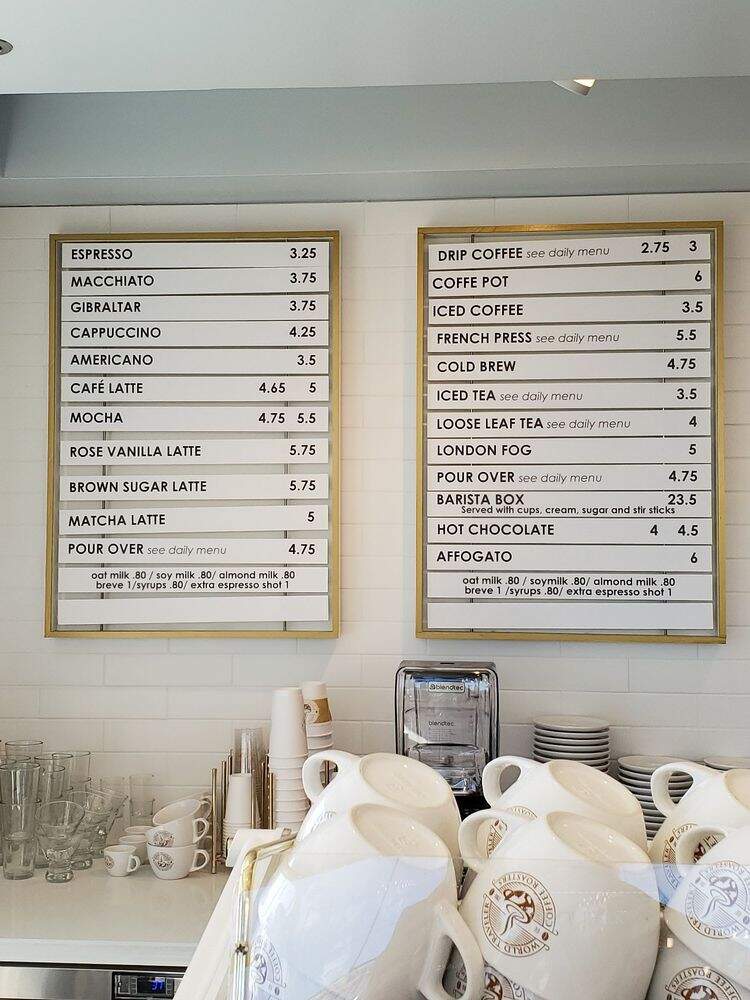 World Traveler Coffee Roasters - Folsom, CA menu_pic