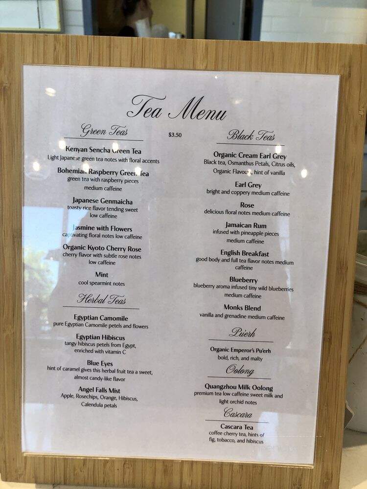 World Traveler Coffee Roasters - Folsom, CA menu_pic