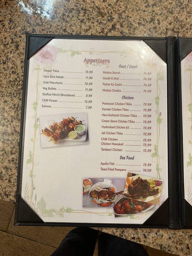 Brundavan - Santa Clara, CA menu_pic