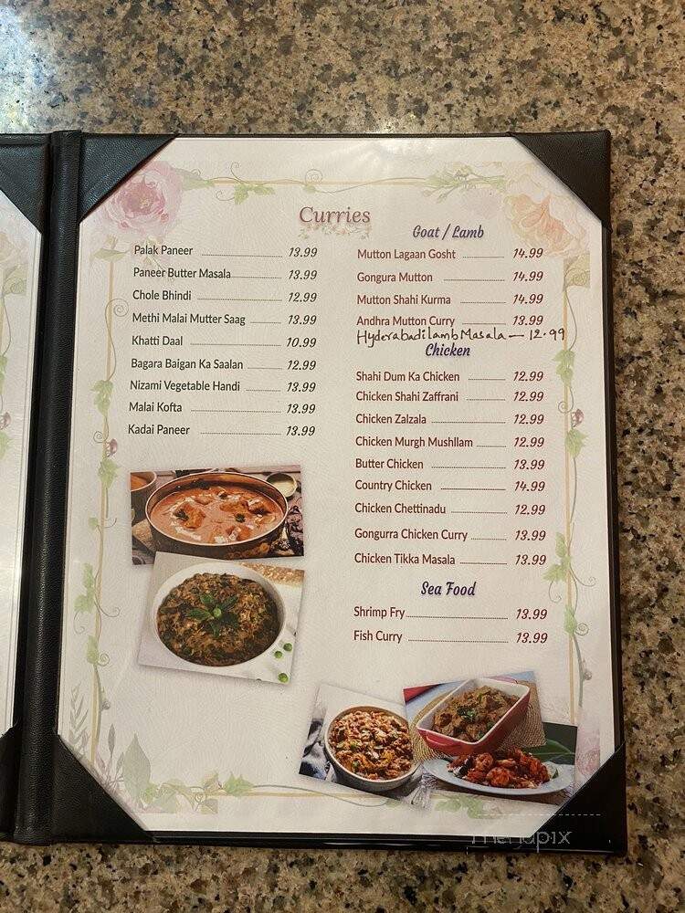 Brundavan - Santa Clara, CA menu_pic
