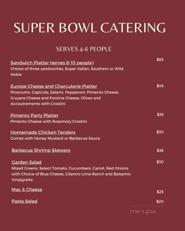Izzy's Kitchen - Richmond, VA menu_pic