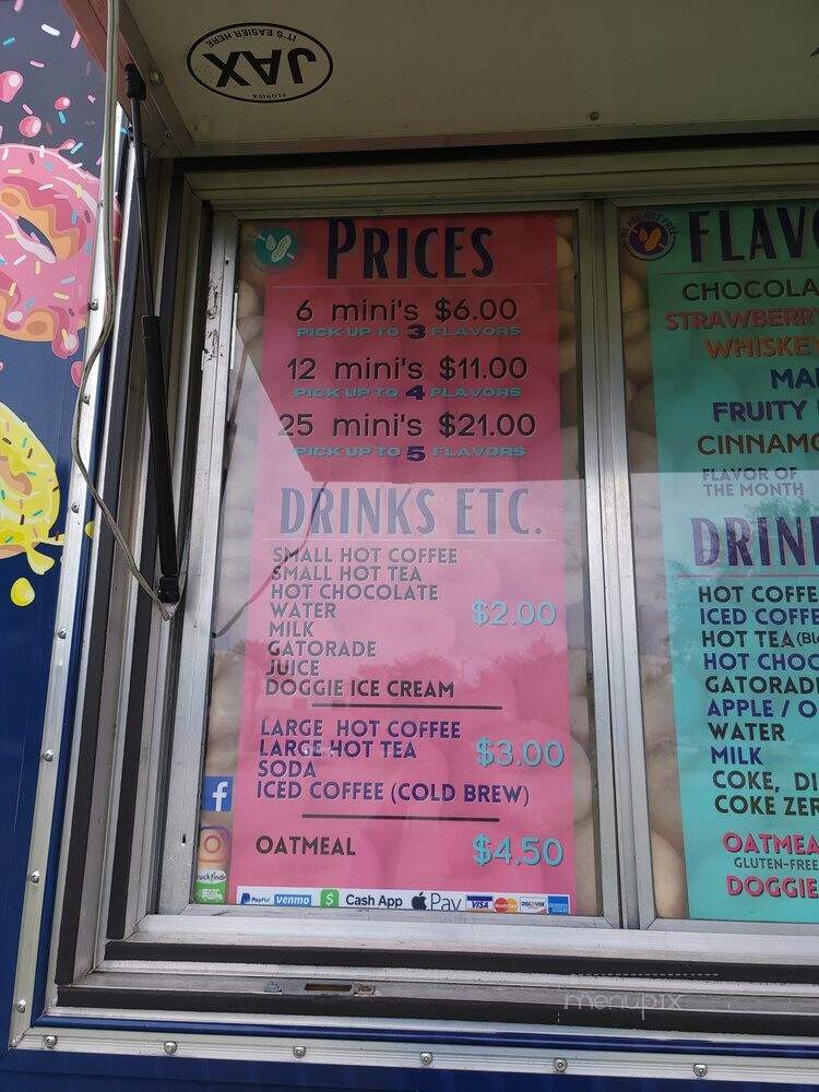 Rad Ringo's Mini Donuts - Jacksonville, FL menu_pic