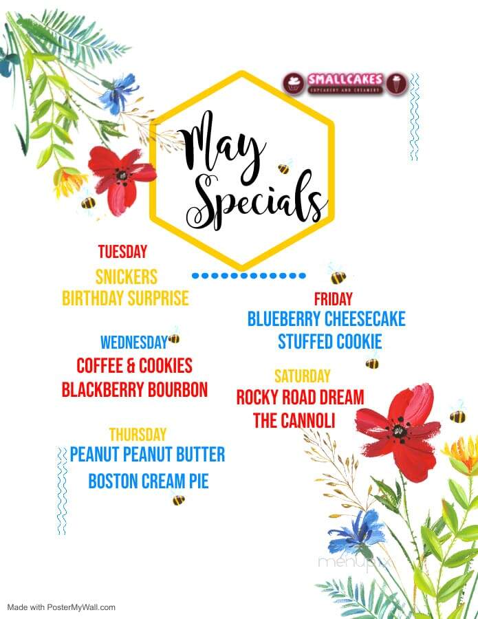 SmallCakes - Shreveport, LA menu_pic