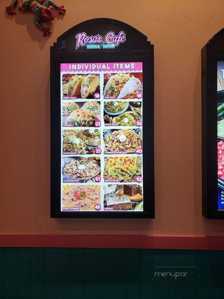 Rosa's Cafe & Tortilla Factory - Allen, TX menu_pic