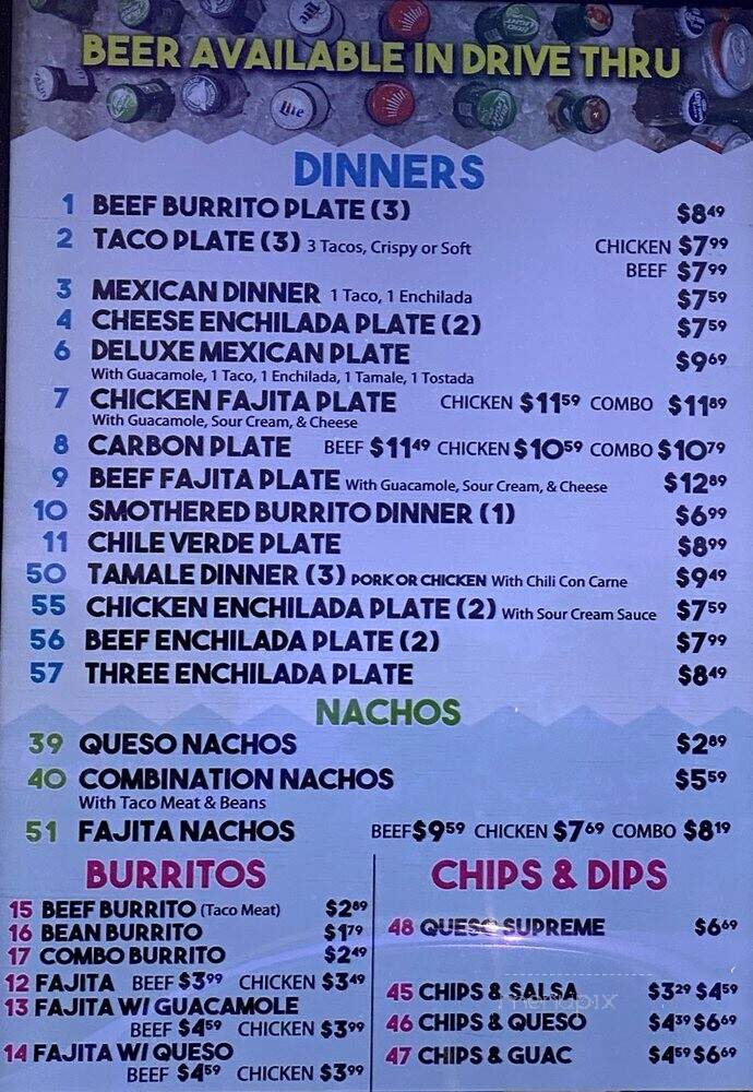 Rosa's Cafe & Tortilla Factory - Allen, TX menu_pic