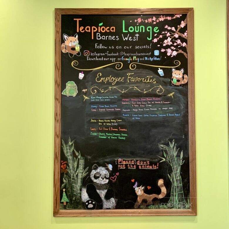 Teapioca Lounge - Colorado Springs, CO menu_pic