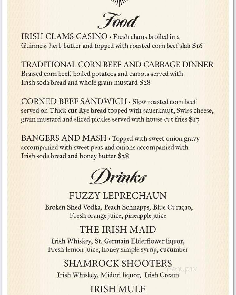 Founders House Pub and Patio - Milford, CT menu_pic