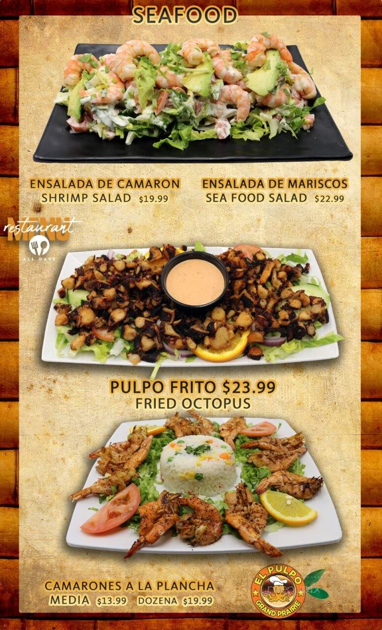 La Fisheria Seafood Kitchen - Addison, TX menu_pic