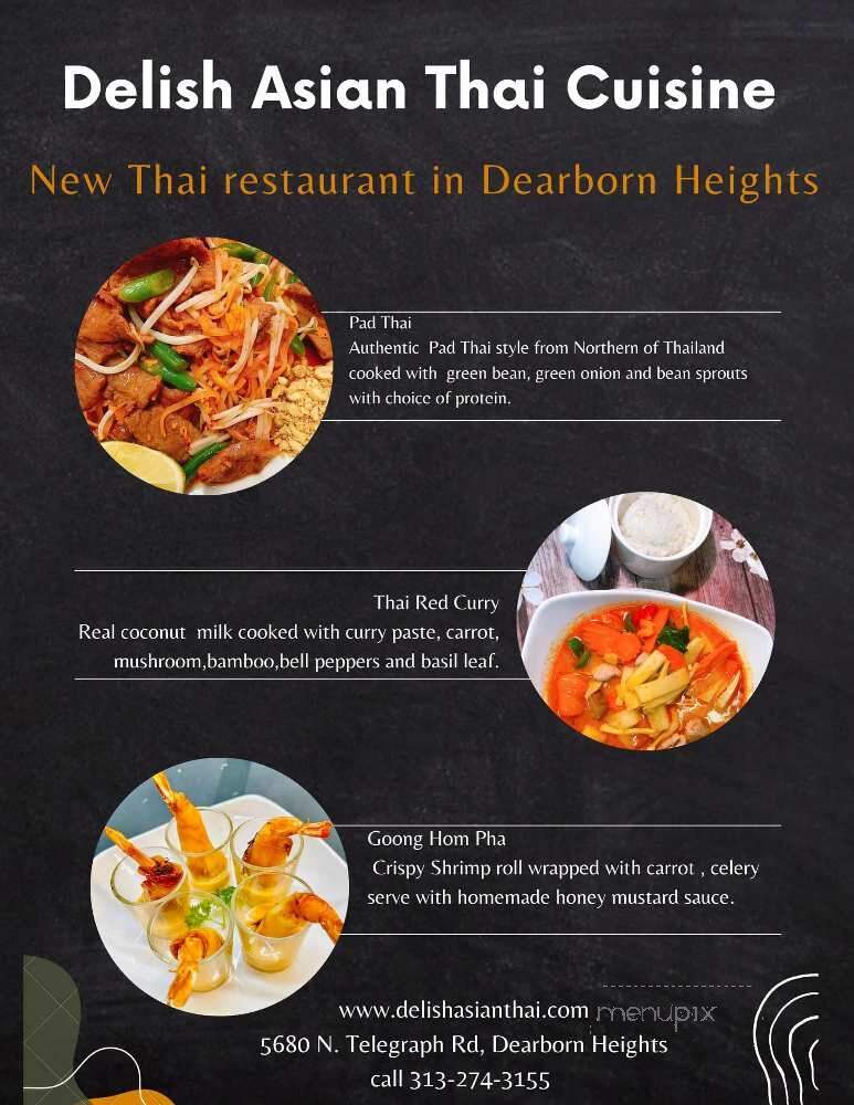 Delish Asian Thai Cuisine - Dearborn Heights, MI