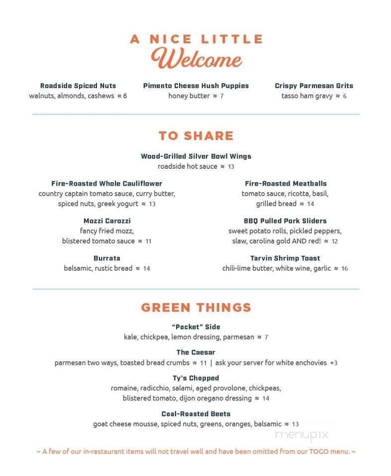 Ty's Roadside - Mount Pleasant, SC menu_pic