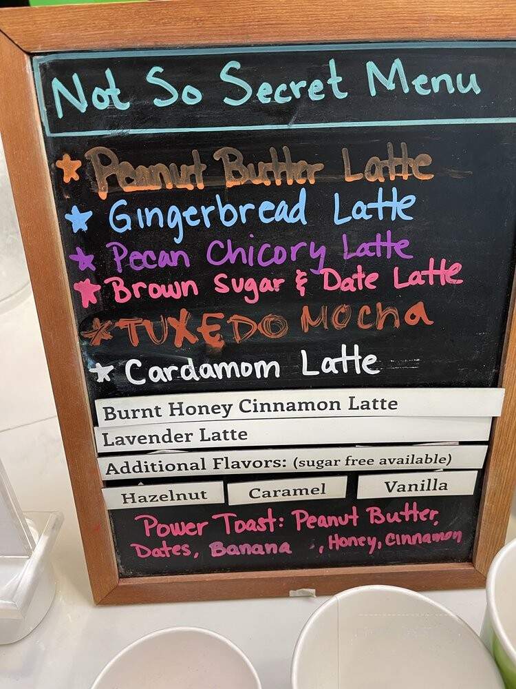 Tellus Coffee - Walnut Creek, CA menu_pic
