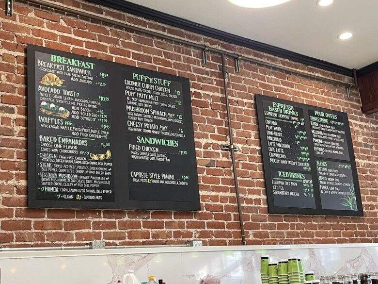 Tellus Coffee - Walnut Creek, CA menu_pic