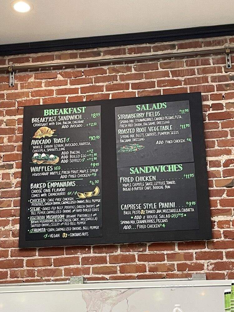 Tellus Coffee - Walnut Creek, CA menu_pic