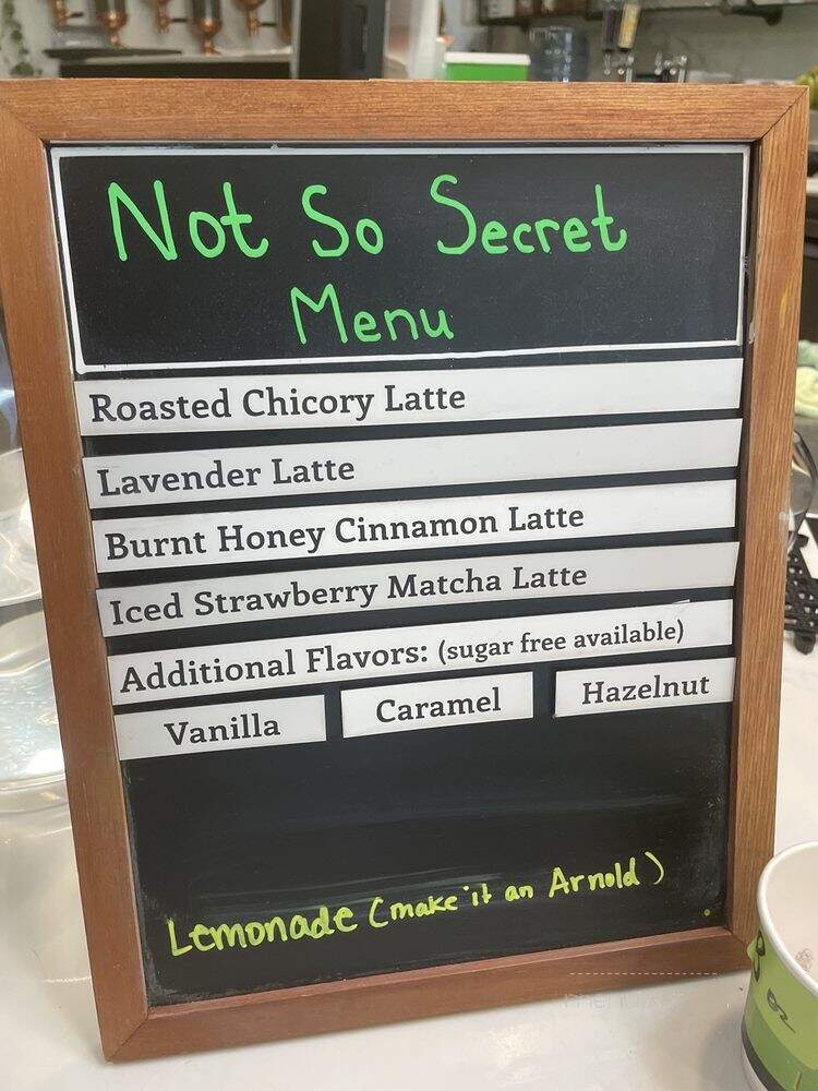 Tellus Coffee - Walnut Creek, CA menu_pic