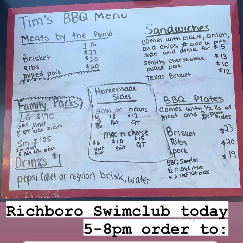 Tim's Barbecue - Churchville, PA