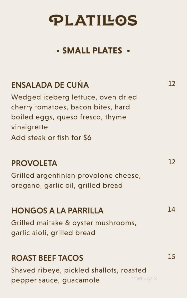 South and Central - Charlottesville, VA menu_pic