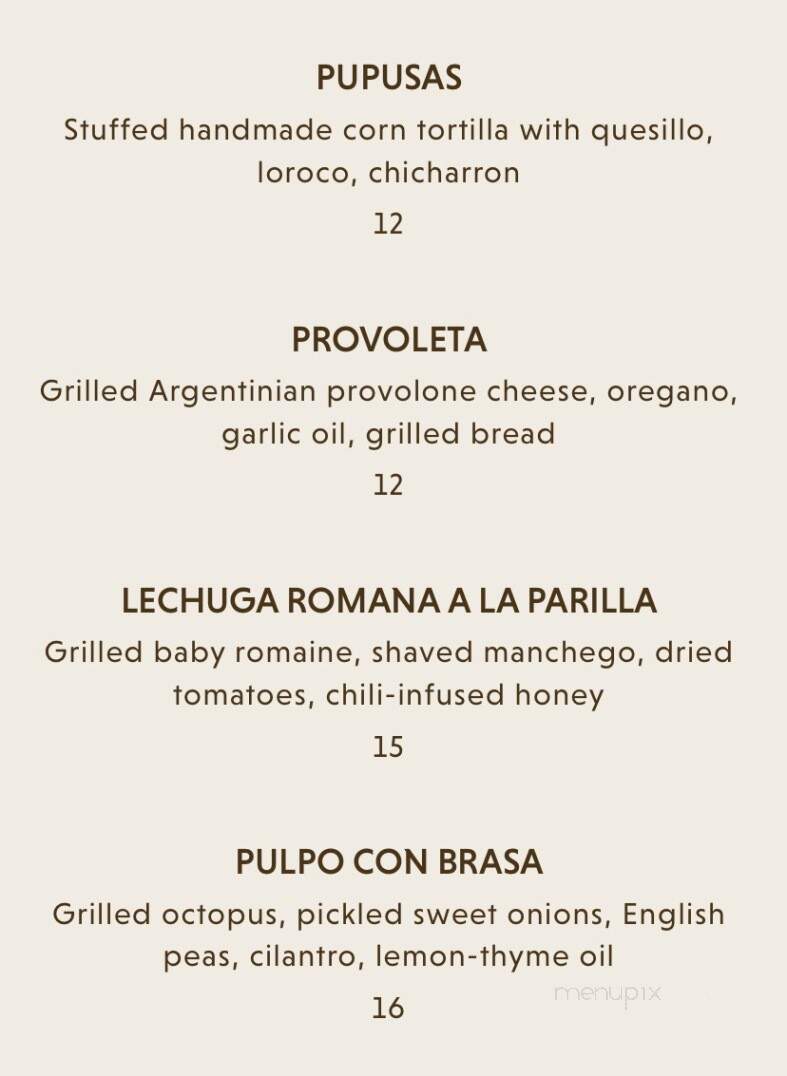 South and Central - Charlottesville, VA menu_pic