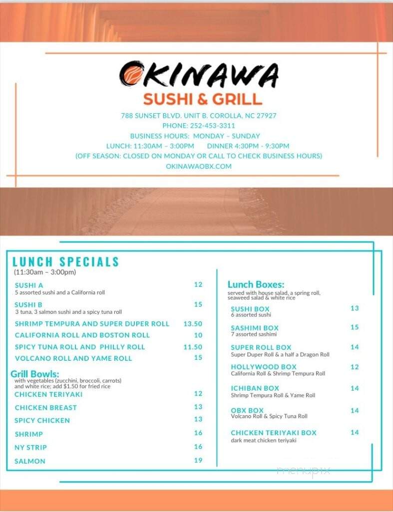 Okinawa Sushi & Grill - Corolla, NC