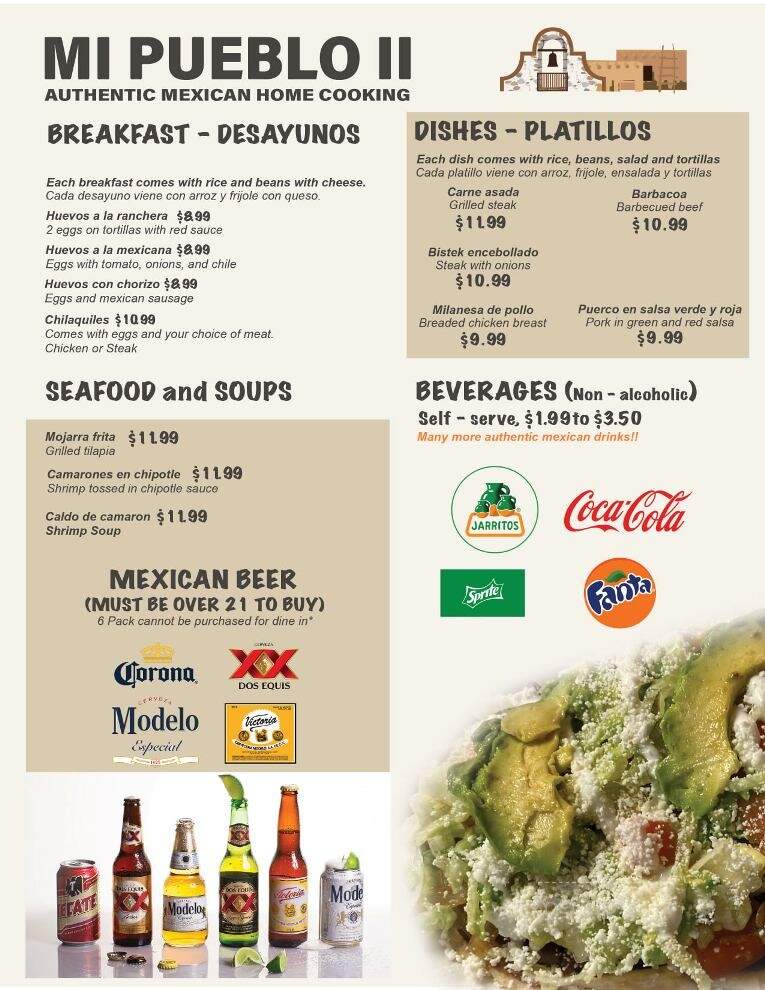 Mi Pueblo - Richmond, KY menu_pic