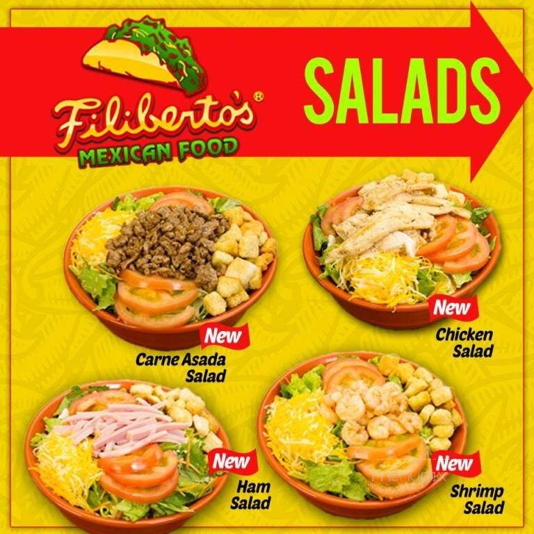 Filiberto's Mexican Food - Flagstaff, AZ menu_pic