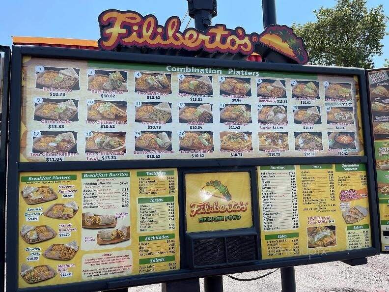 Filiberto's Mexican Food - Flagstaff, AZ menu_pic